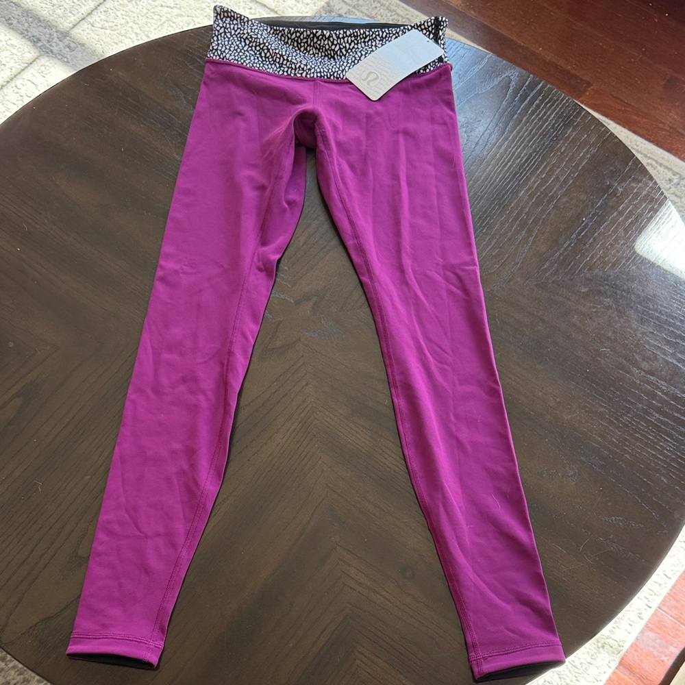 Lululemon Athletica Magenta Leggings